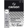 Tekenblok Canson A4 zwart 160gr  20vellen