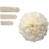 Pompon van papier, d: 20+24+30 cm, 16 gr, 3 div, o