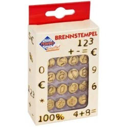 Brandstempel getallen en tekens