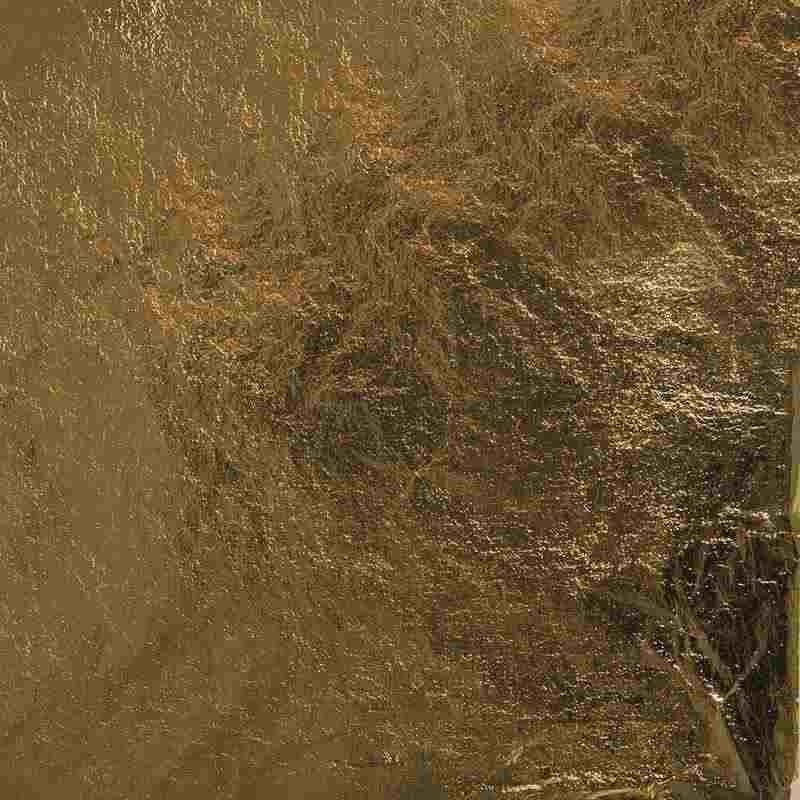 Deco-metaal 14x14cm 5 bl/goud