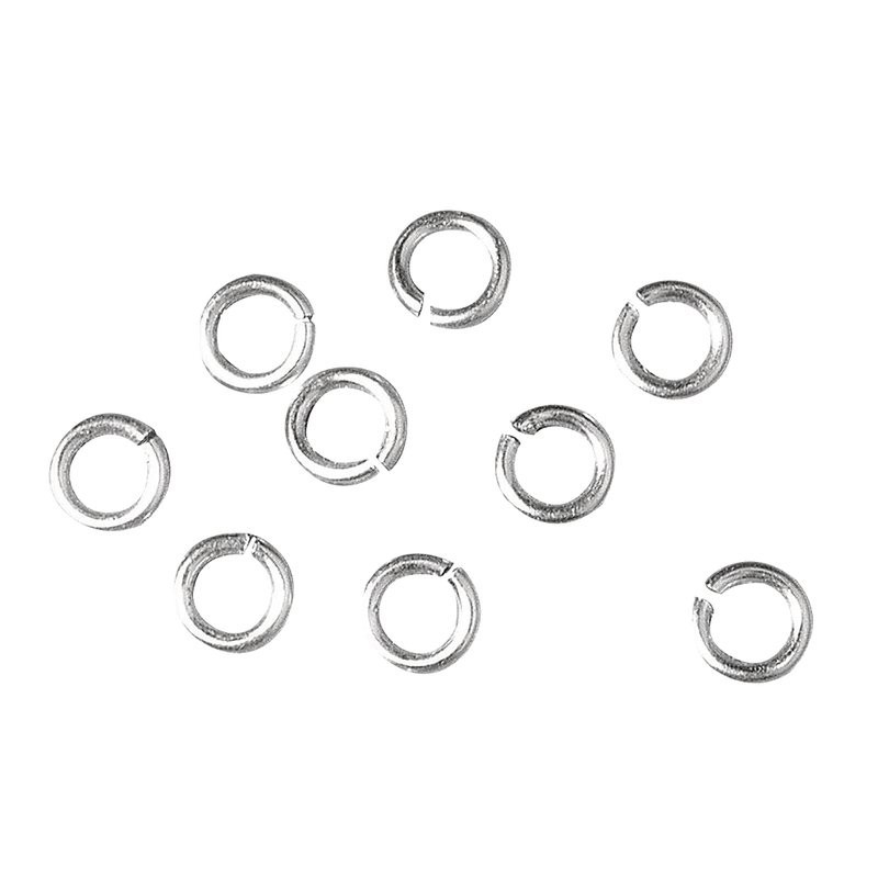 Ringetjes zilverkl.      10mm  /40st