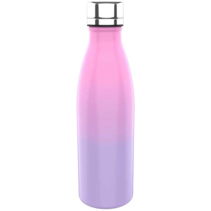 Waterfles RVS Rainbow 600ml - Purper/Roze