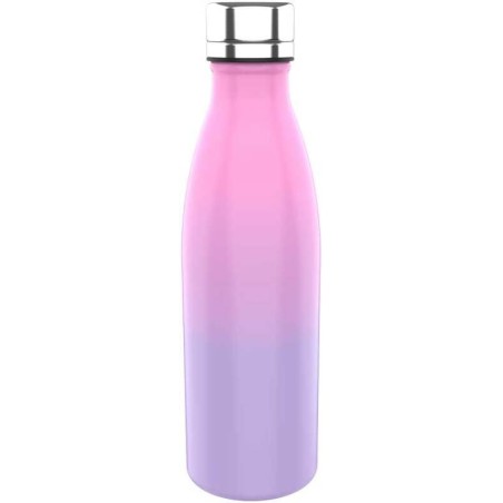 Waterfles RVS Rainbow 600ml - Purper/Roze