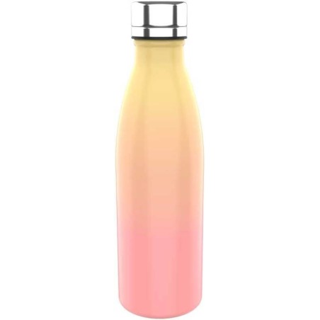 Waterfles RVS Rainbow 600ml - Perzik/Geel
