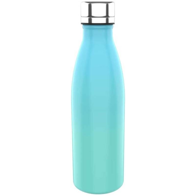 Waterfles RVS Rainbow 600ml - Groen/Blauw