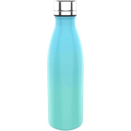 Waterfles RVS Rainbow 600ml - Groen/Blauw