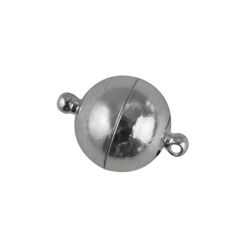 Magneetsluiting zilverkl.14mm  /1st