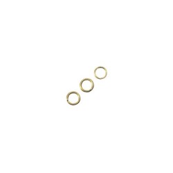 Ringetje, 7mm  goud  /30st