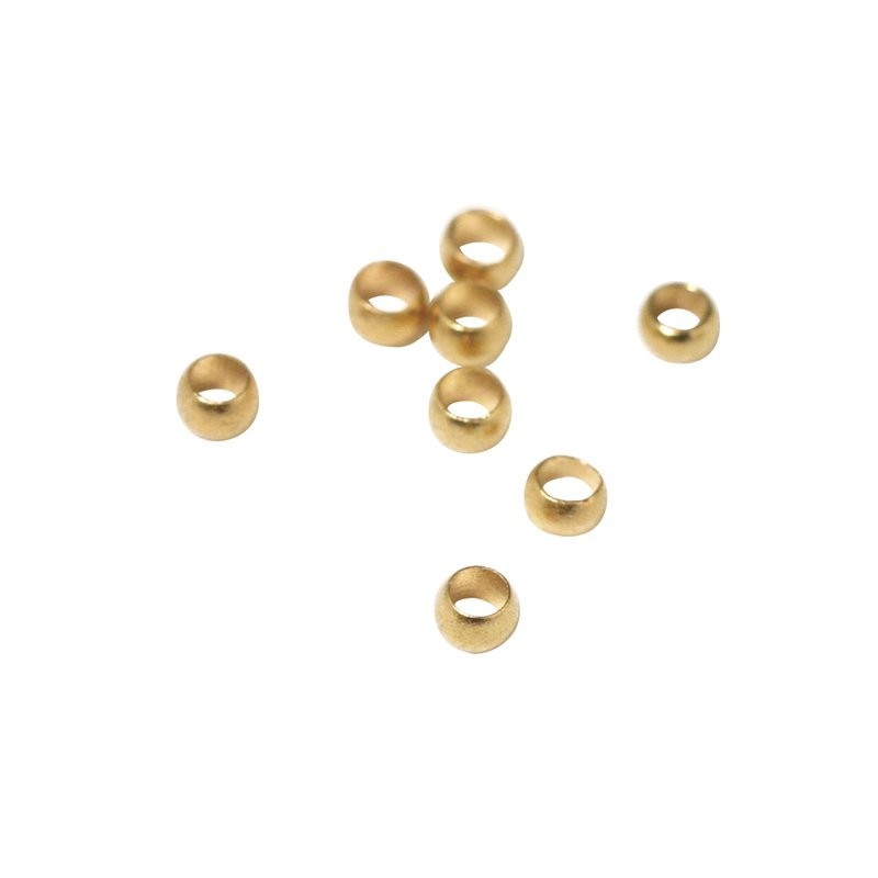 Pletkraal goudkl.0.8mm/1,5mm  /40st