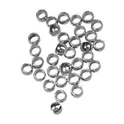 Pletkraal zilverkl.1,4mmx2mm   /35st