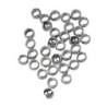 Pletkraal zilverkl.1,4mmx2mm   /35st