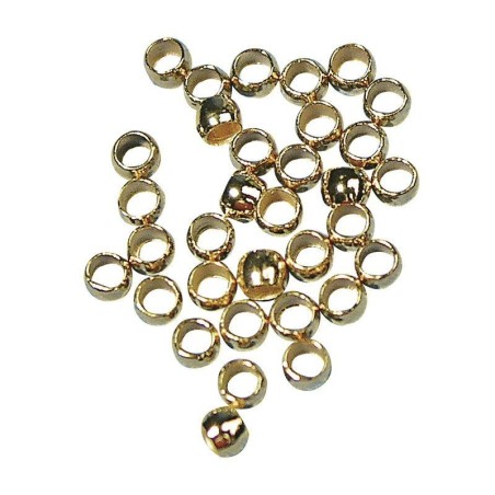 1.20Knijpkraal, metaal, 1,8/2,5 mm ? goud
