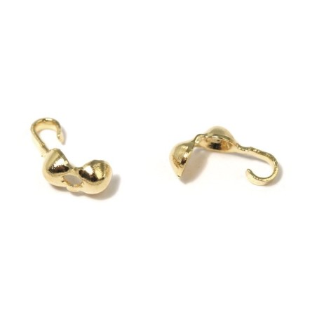 Kallotje goudkl.   3mm        /8st