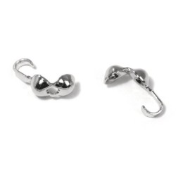 Kalotje zilverkl.  3mm     /8st