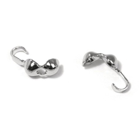 Kalotje zilverkl.  3mm     /8st