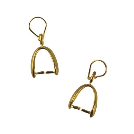 Hangertje met lus goudkl.15mm /2st