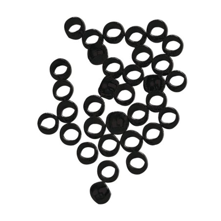Pletkraal zwart 1,4/2mm       /50st