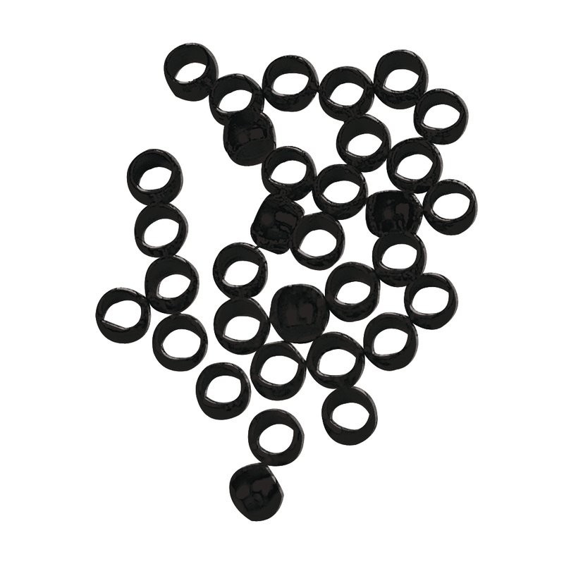 Pletkraal zwart 1,8/2,5mm     /45st
