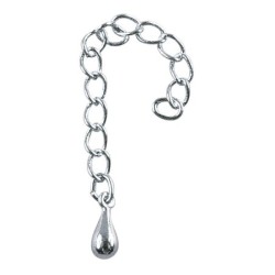 Verlengketting zilverkl. 6cm   /2st