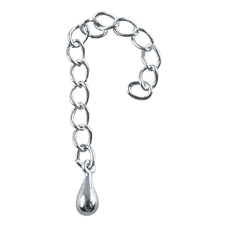 Verlengketting zilverkl. 6cm   /2st