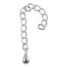 Verlengketting zilverkl. 6cm   /2st