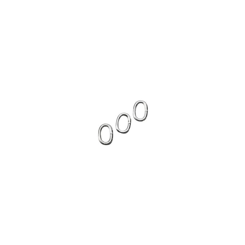 Ringetje zilverkl. ovaal 7,7x5,3mm
