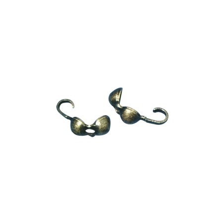 Kallotje antiek goud 3mm    /12st