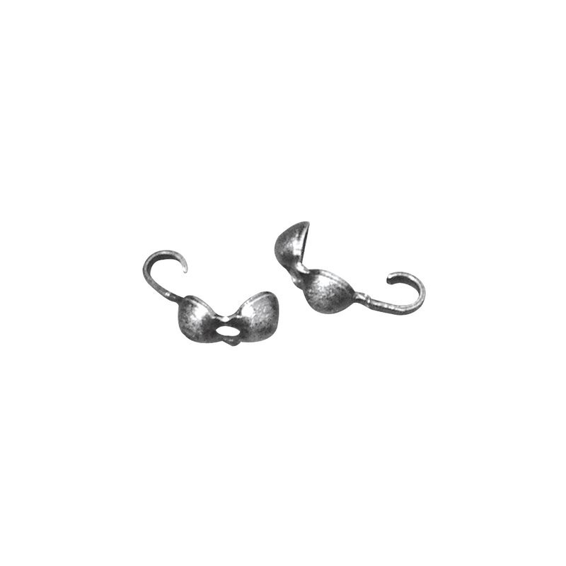Kallotje antiek zilver 3mm    /12st