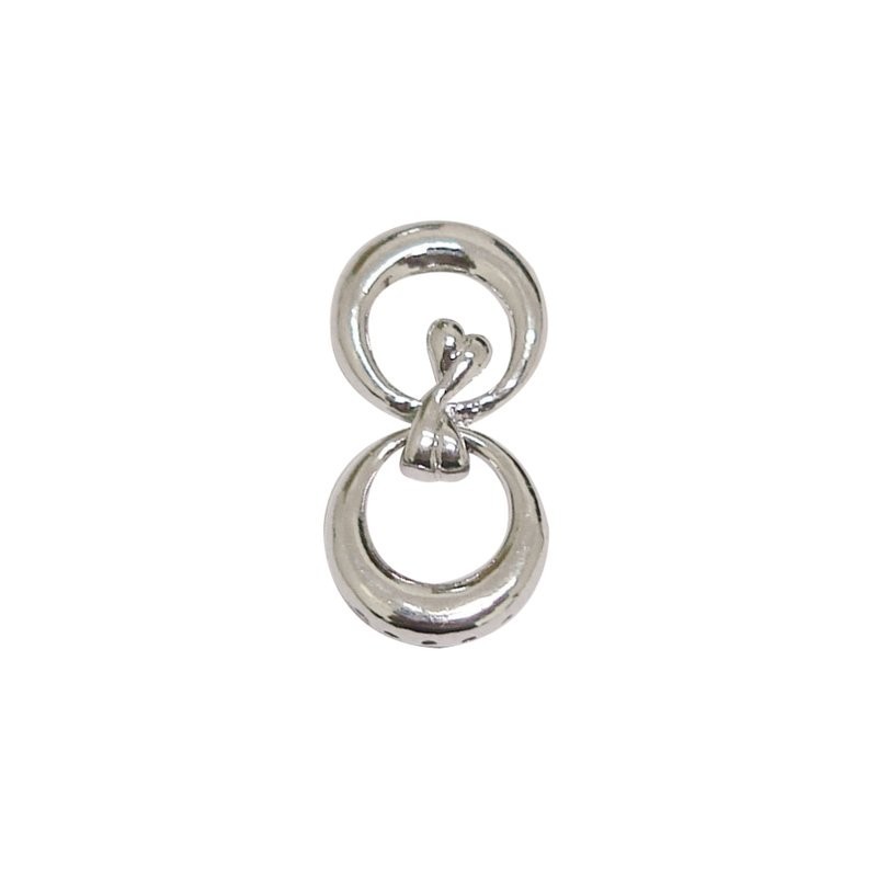 Ringsluiting zilverkl.          /1st