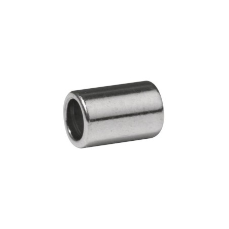 Lederkalot  zilverkl. 2mm       /4st