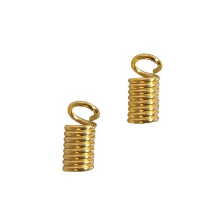 Vetersluiting voor leren veters, 2mm