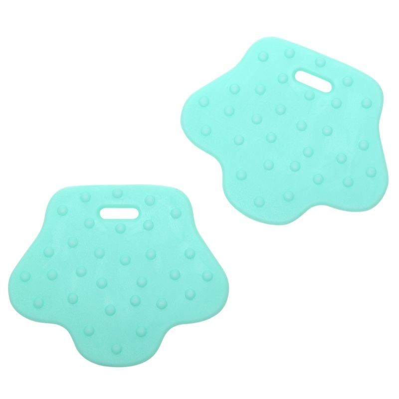 Teether feet - material: TPE - mint - 70 mm/2st