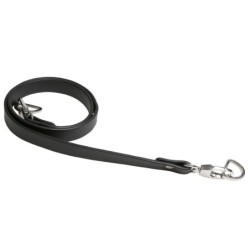 Handtas schouderriem 80x1,8cm zwart/zilver