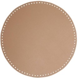 Ondergrond handtas abrikoos rond 35cm