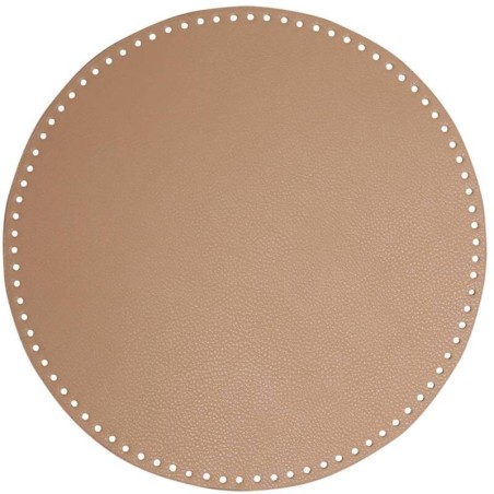 Ondergrond handtas abrikoos rond 35cm