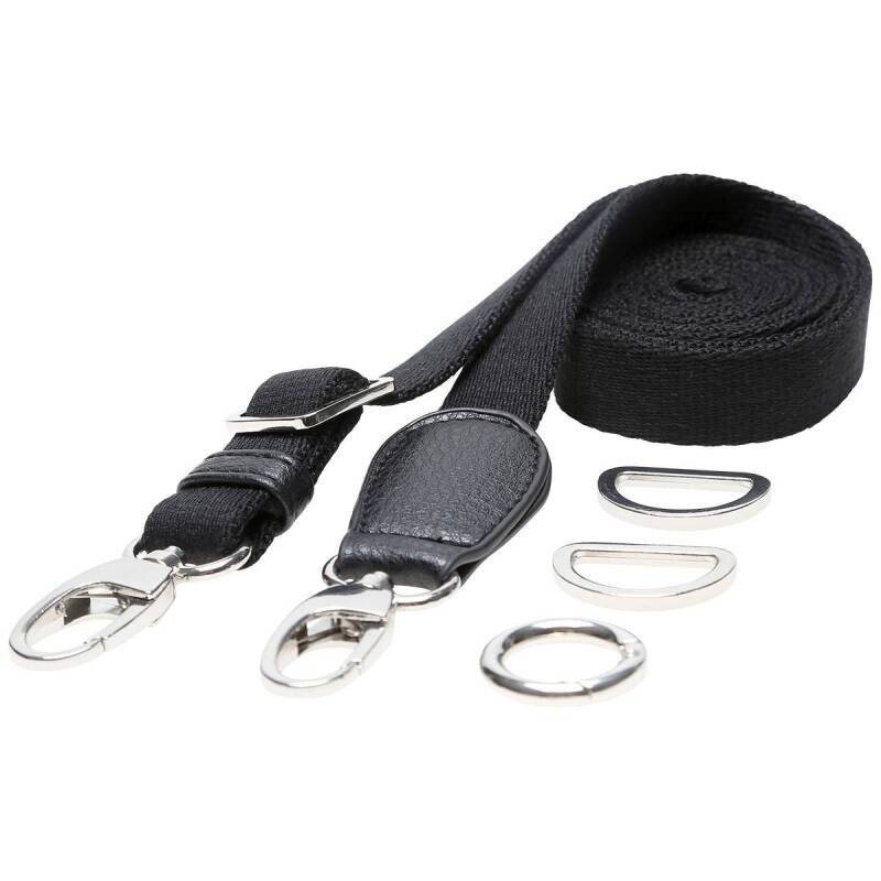 Rugzak riem 160cm zwart/zilver