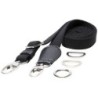 Rugzak riem 160cm zwart/zilver