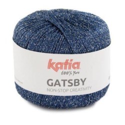 GATSBY 57 licht donker blauw              50gr.