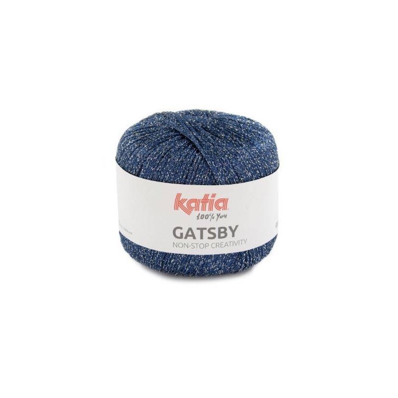 GATSBY 57 licht donker blauw              50gr.