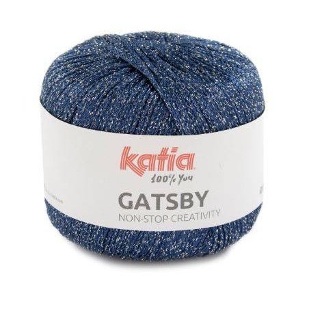 GATSBY 57 licht donker blauw              50gr.