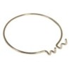Metalen houder, rond, 12cm   goud