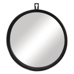 Metalen Spiegel, 18cm   zwart