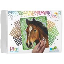 Pixel pakket 16 basisplaten paard