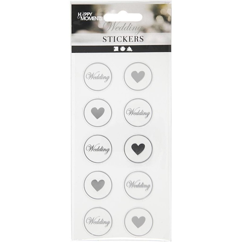 Stickers, vel 7,8x15,5 cm, d: 25 mm, 2 div vellen,
