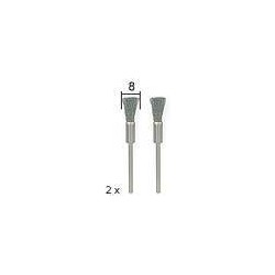 PROXXON 2 Inox penseelborstel 8 mm