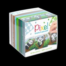 Pixel mosaic set kubus panda's 29020