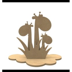 Houten set giraffe  +3J