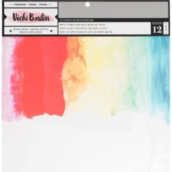 WHITE VICKI B FOUNDATION PAPER 12PK