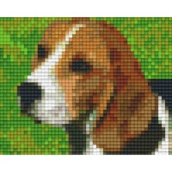 Pixel pakket met 35 matjes/hond beagle zij r 31312