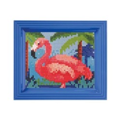 Pixel pakket met 25 matjes/flamingo   31410